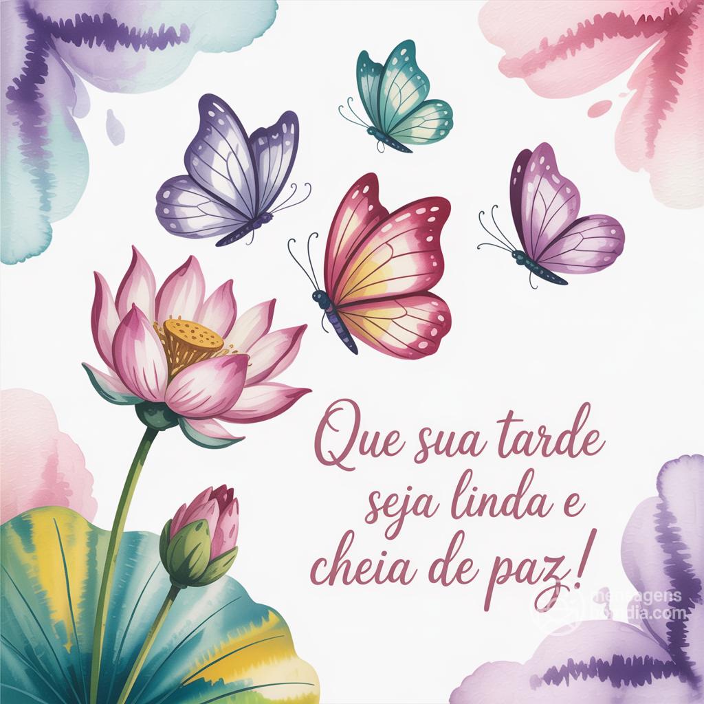 Que sua tarde seja linda e cheia de paz!