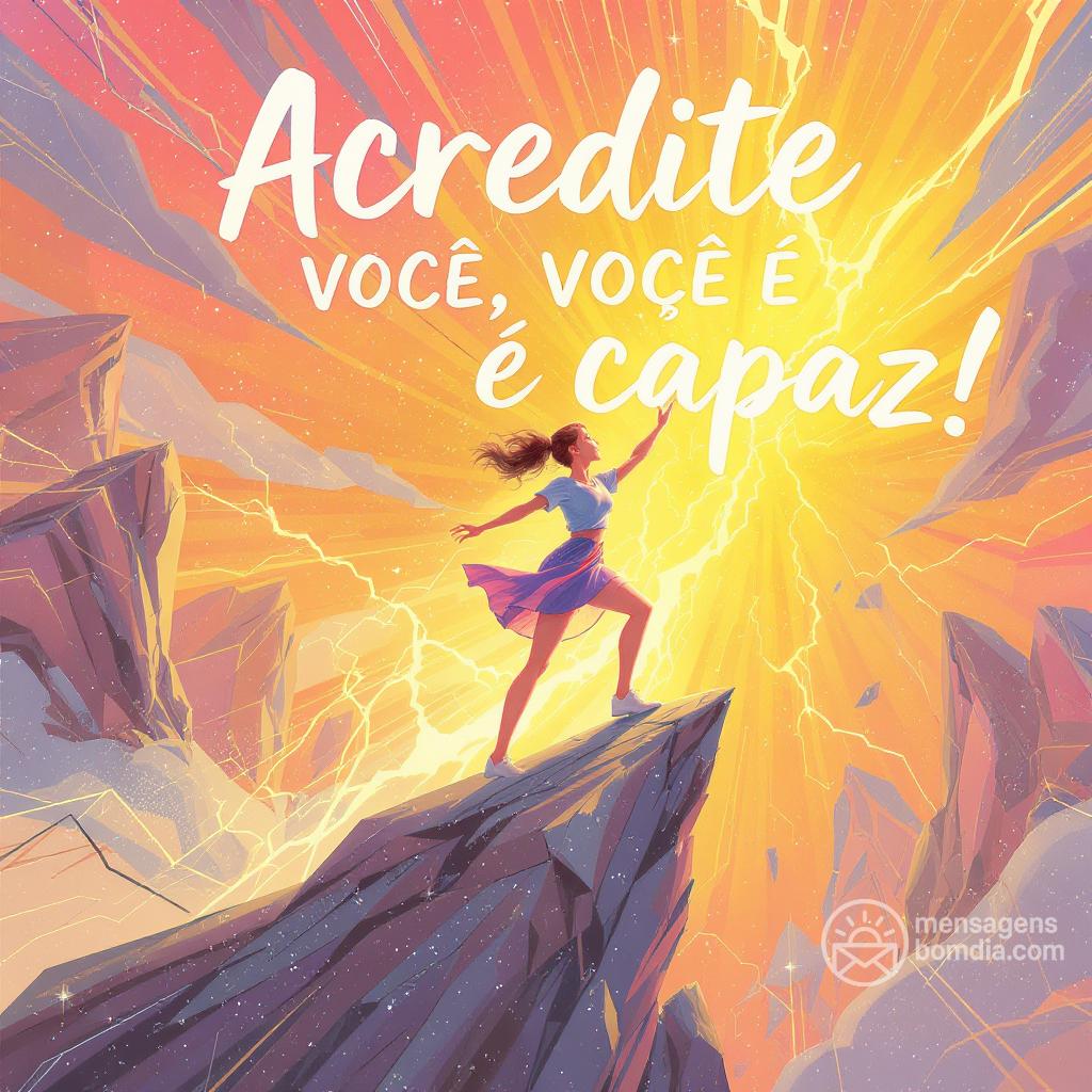 Acredite em você, você é capaz!
