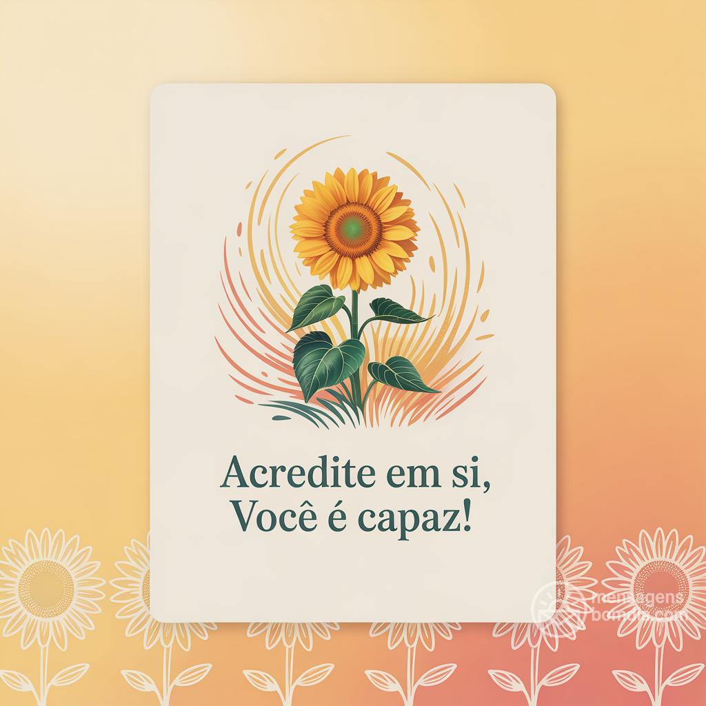 Acredite em si, você é capaz!