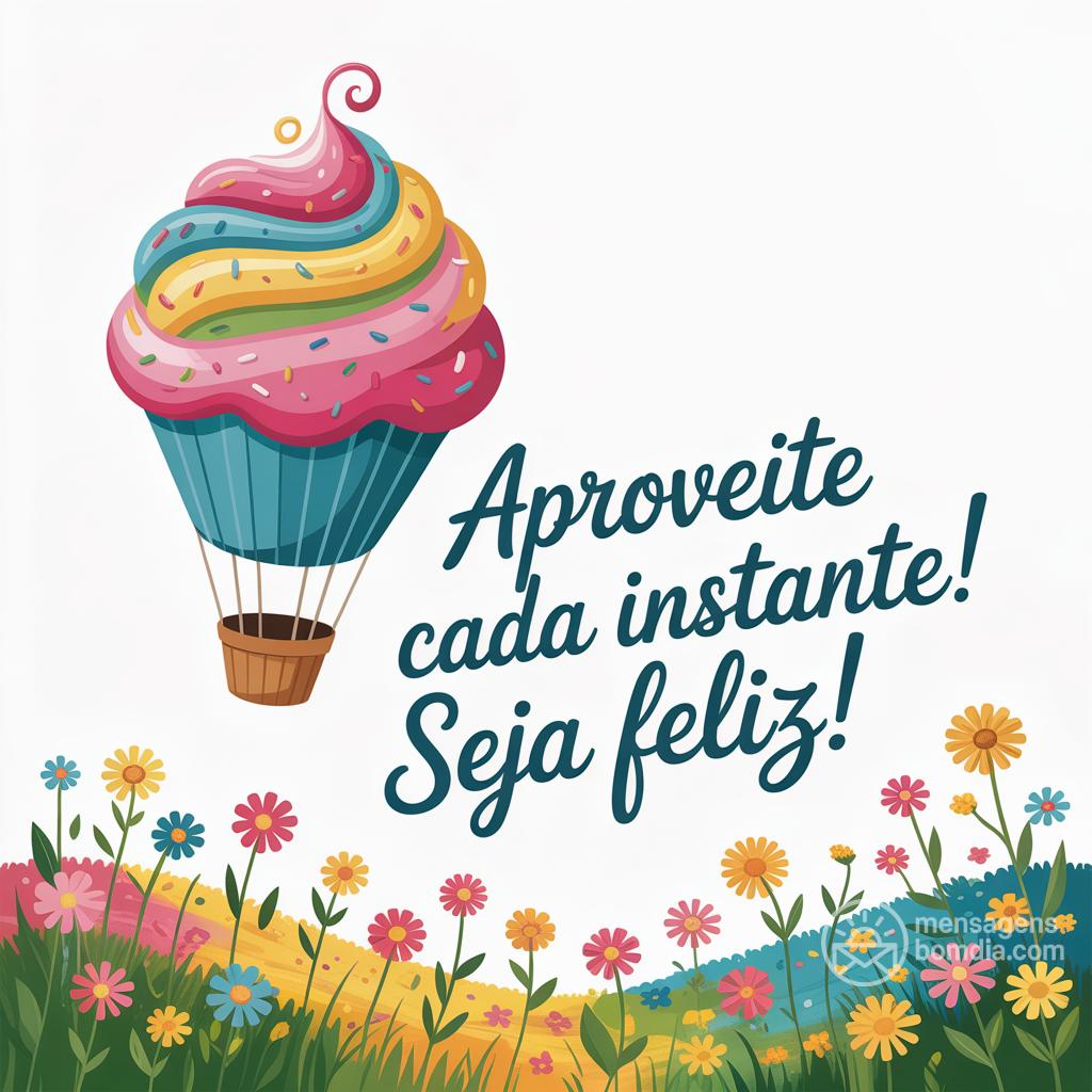 Aproveite cada instante! Seja feliz!