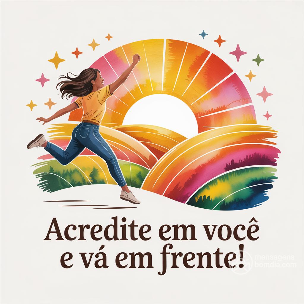 Acredite em você e vá em frente!