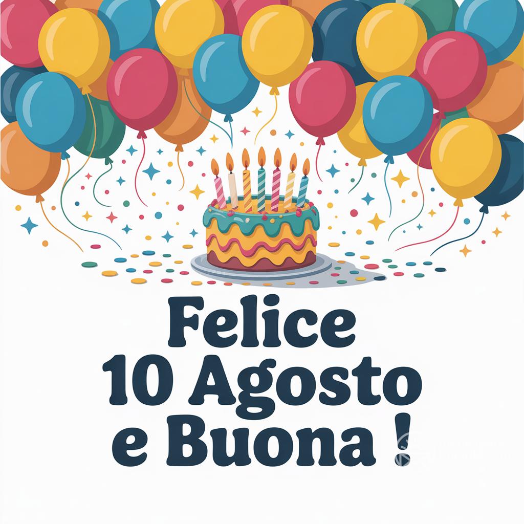 Felice 10 agosto  e buona !
