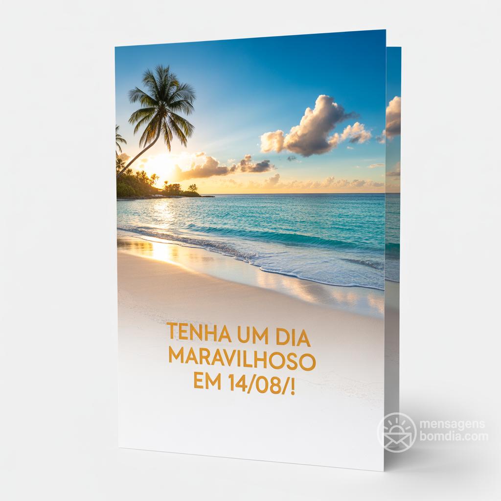 Tenha um dia maravilhoso em 14/08/!