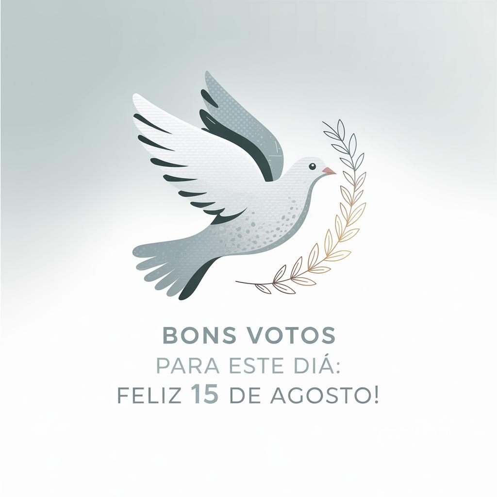 Bons votos para este dia: Feliz  15 de agosto!