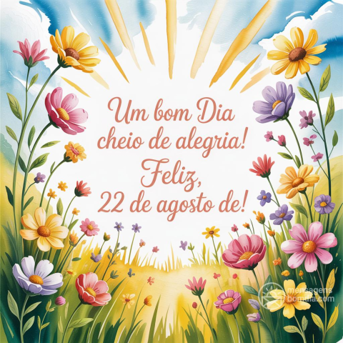 Bom dia e Boa Venerdì, 22 de Agosto de 2025!