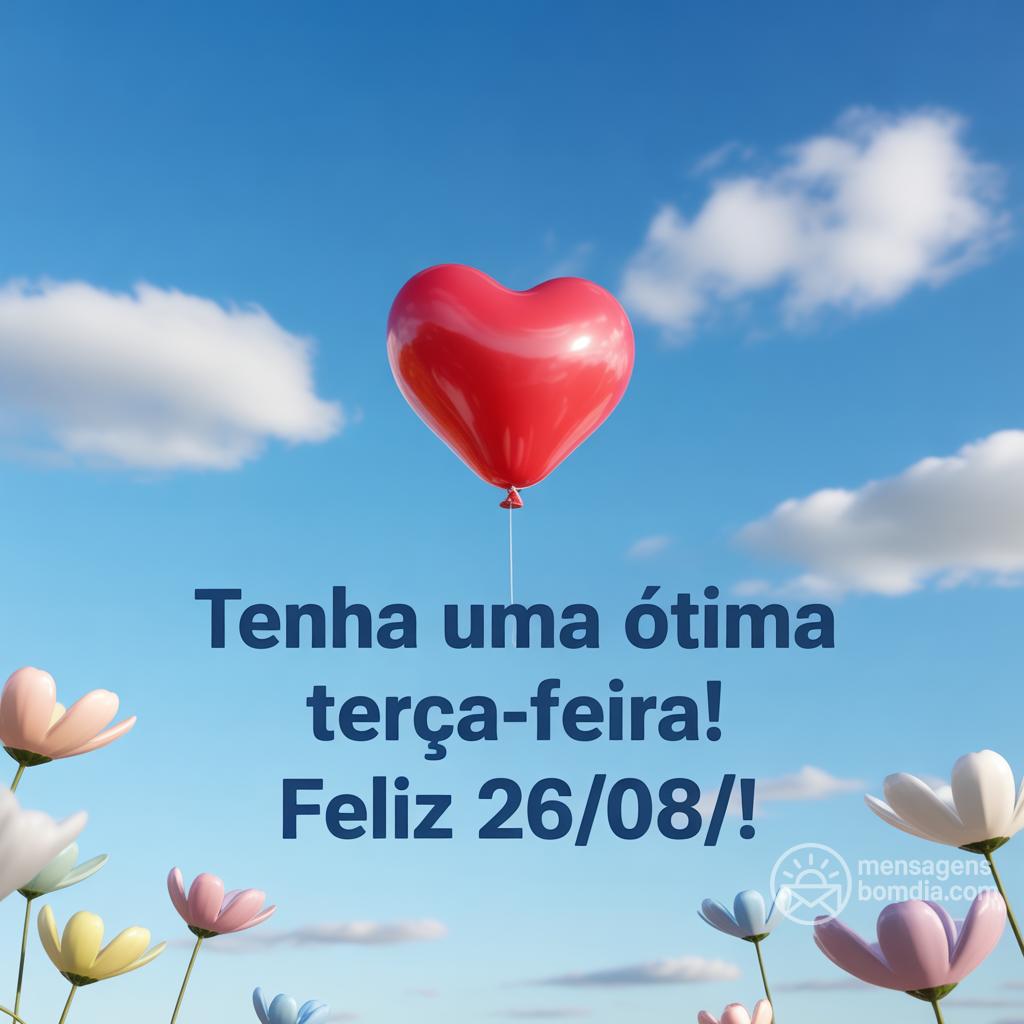 Tenha uma ótima terça-feira! Feliz 26/08/!