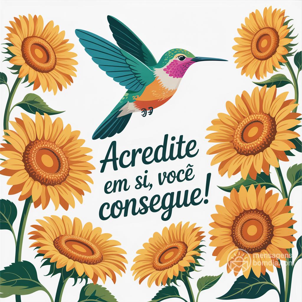 Acredite em si, você consegue!