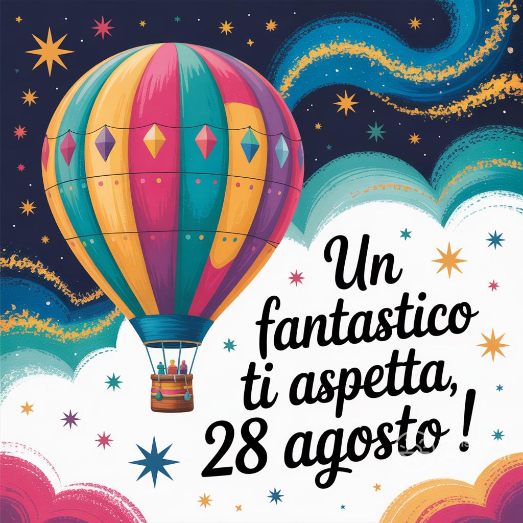 Un  fantastico ti aspetta, 28 agosto !