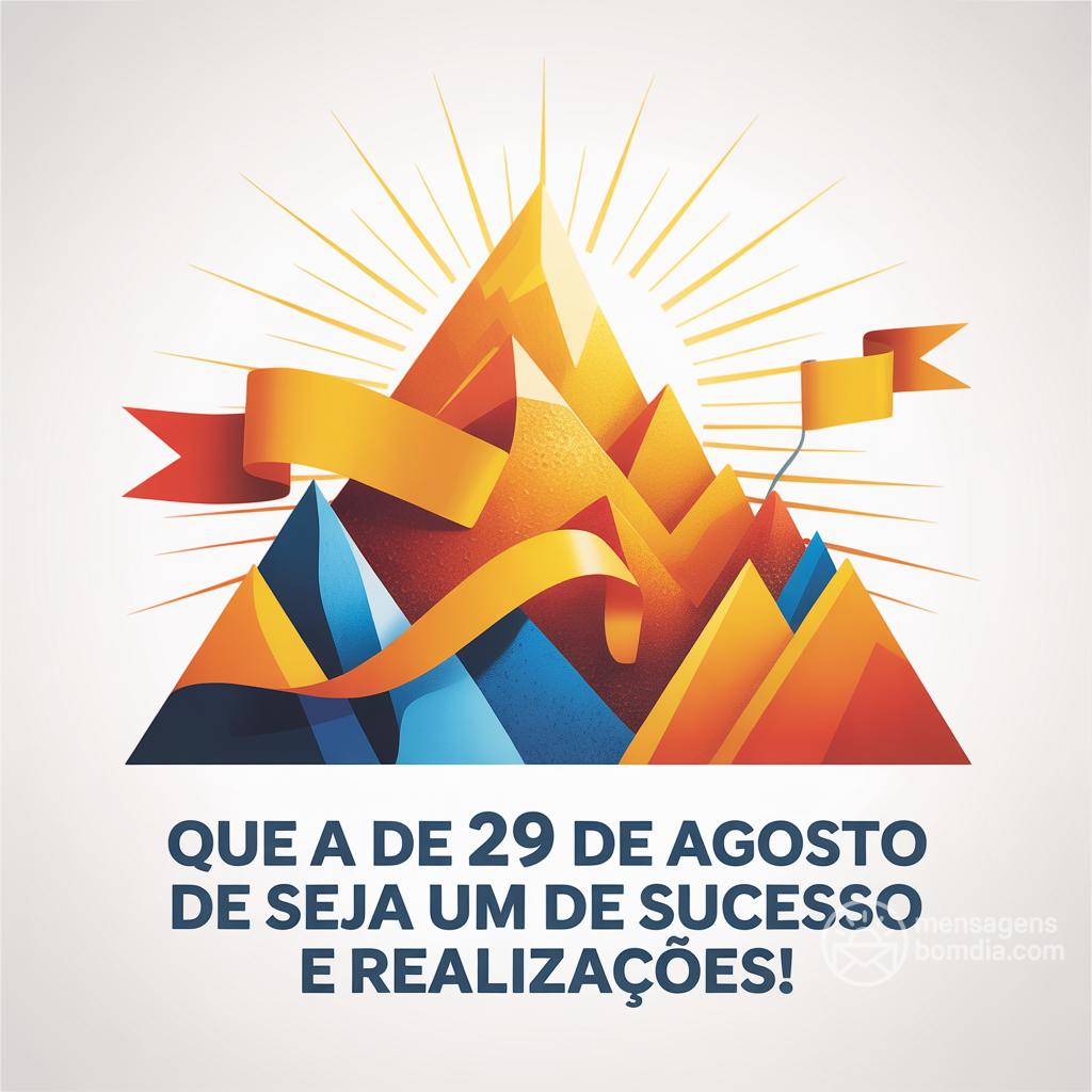 Que a  de 29 de agosto de  seja um dia de sucesso e realizações!