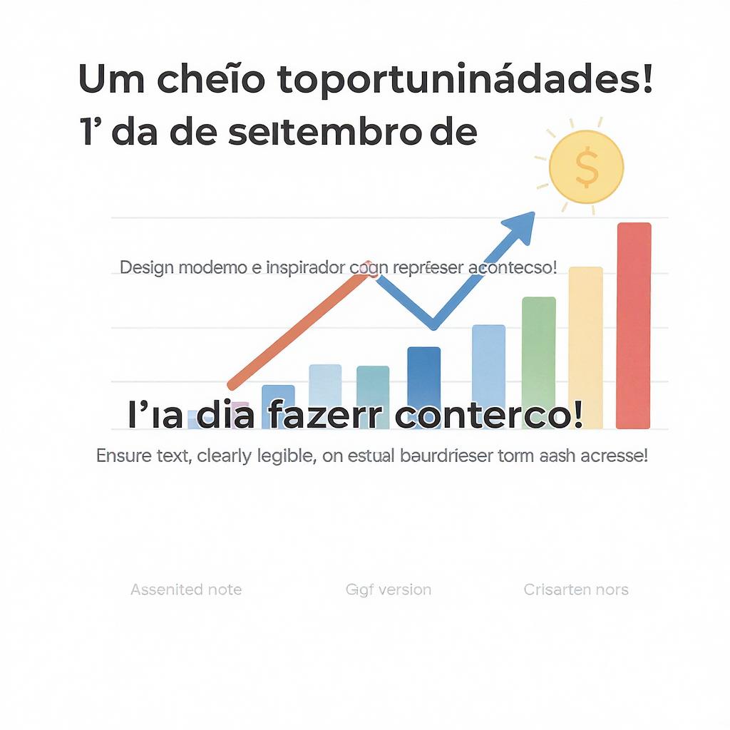 Um  cheio de oportunidades! 1° de setembro de : dia de fazer acontecer!