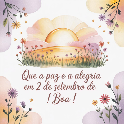 Bom dia e Boa Martedì, 2 de Setembro de 2025!