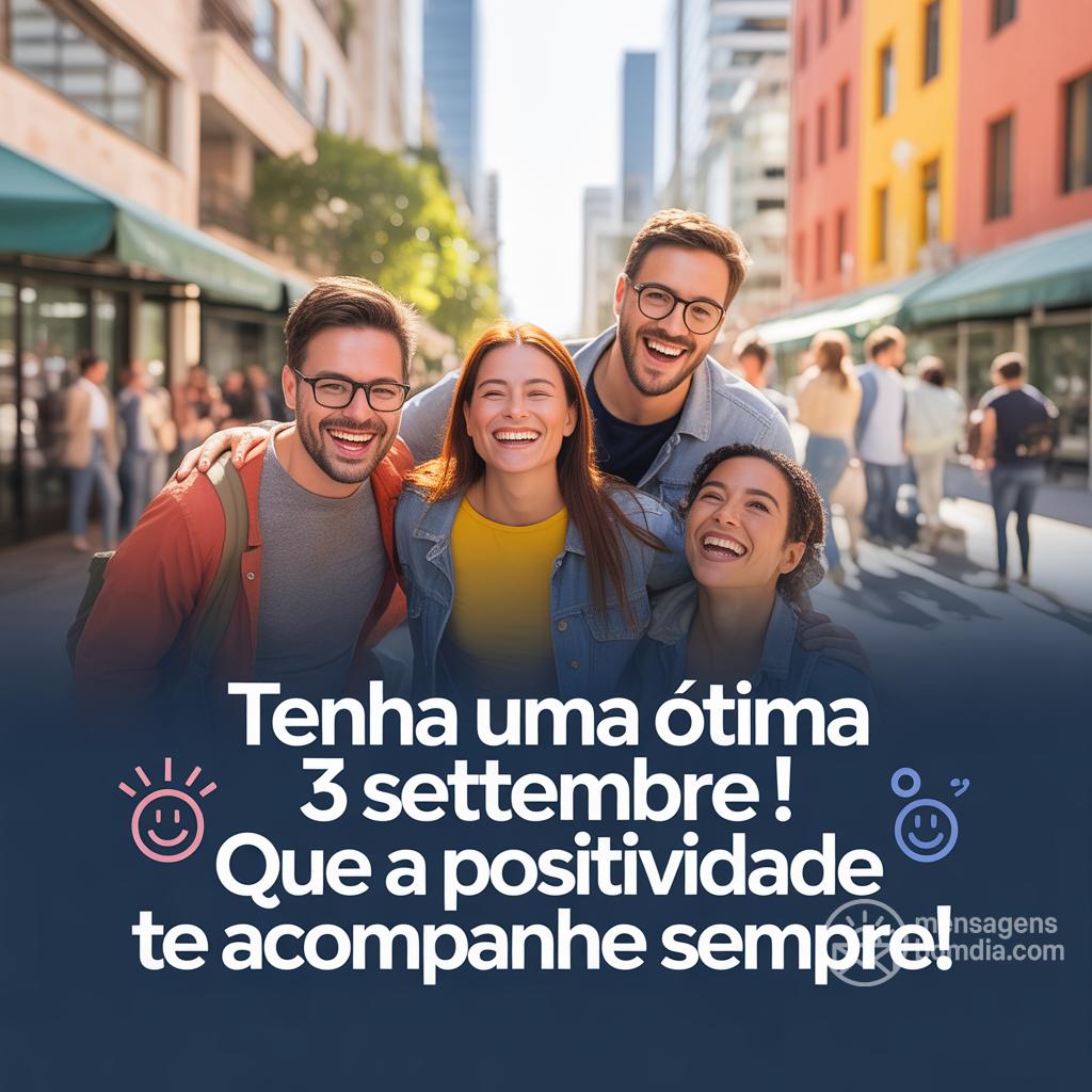 Tenha uma ótima  3 settembre ! Que a positividade te acompanhe sempre!