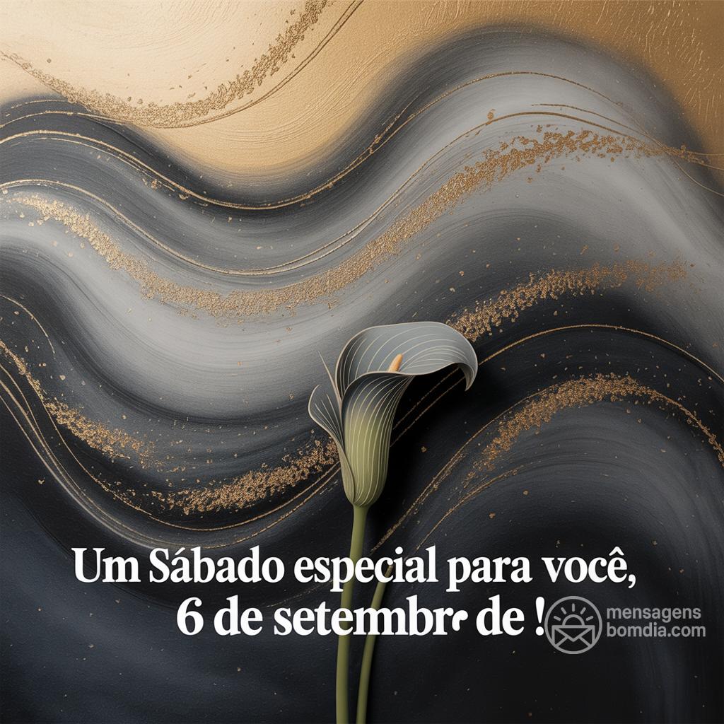Um sábado especial para você, 6 de setembro de !