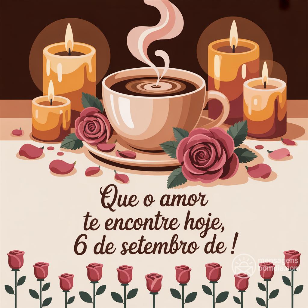 Que o amor te encontre hoje, 6 de setembro de !