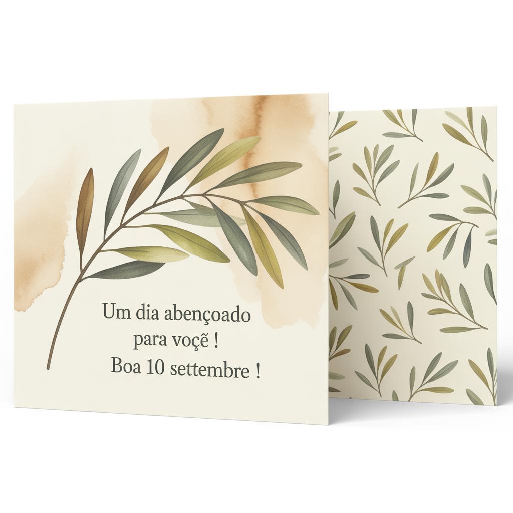 Um dia abençoado para você! Boa  10 settembre !