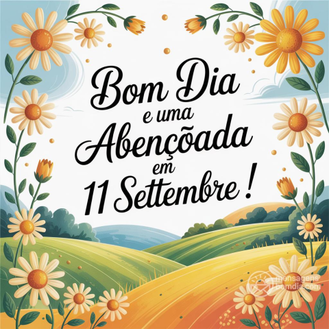 Bom dia e Boa Giovedì, 11 de Setembro de 2025!