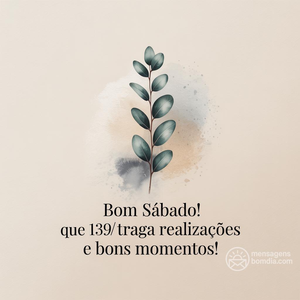 Bom sábado! Que 13/09/ traga realizações e bons momentos!