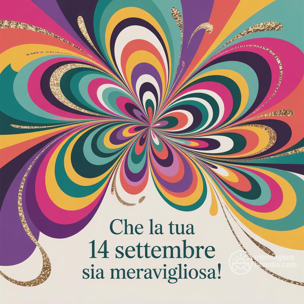 Che la tua  14 settembre  sia meravigliosa!