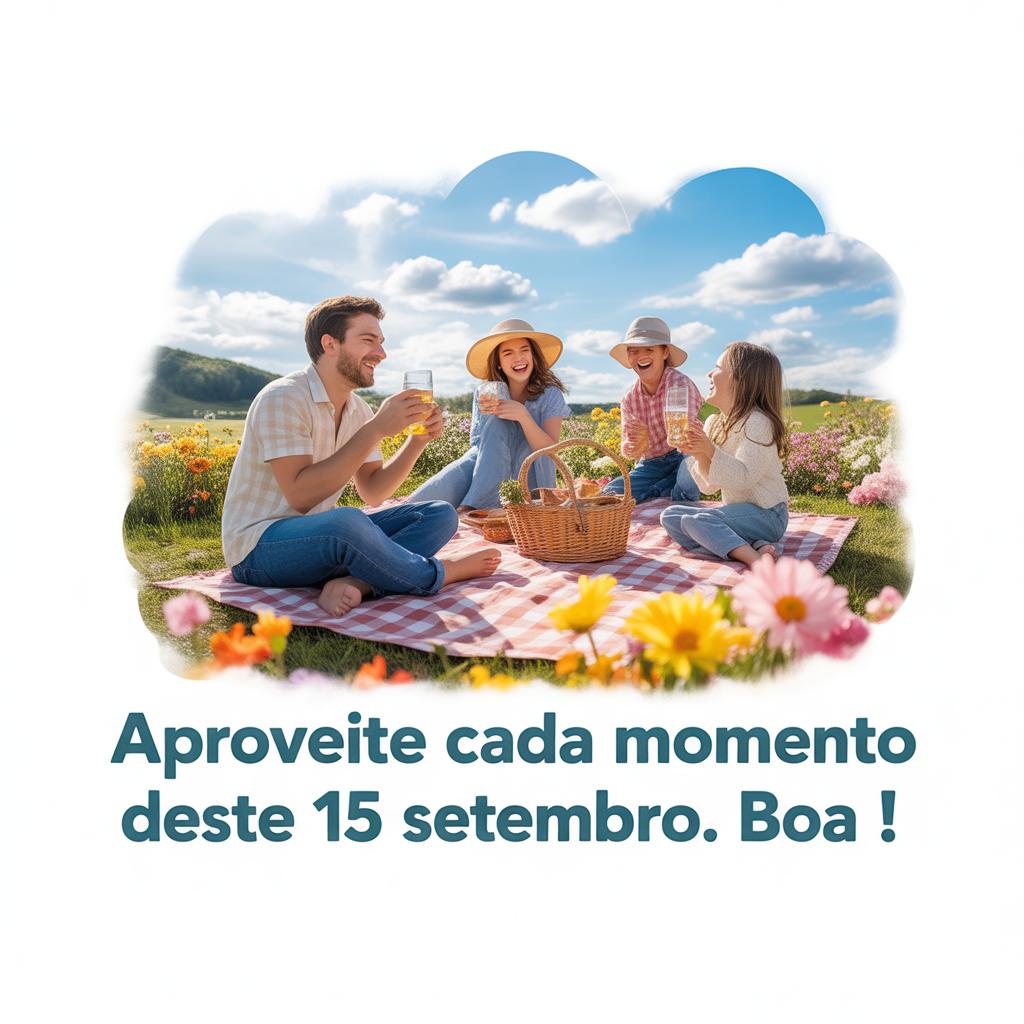 Aproveite cada momento deste 15 settembre. Boa !