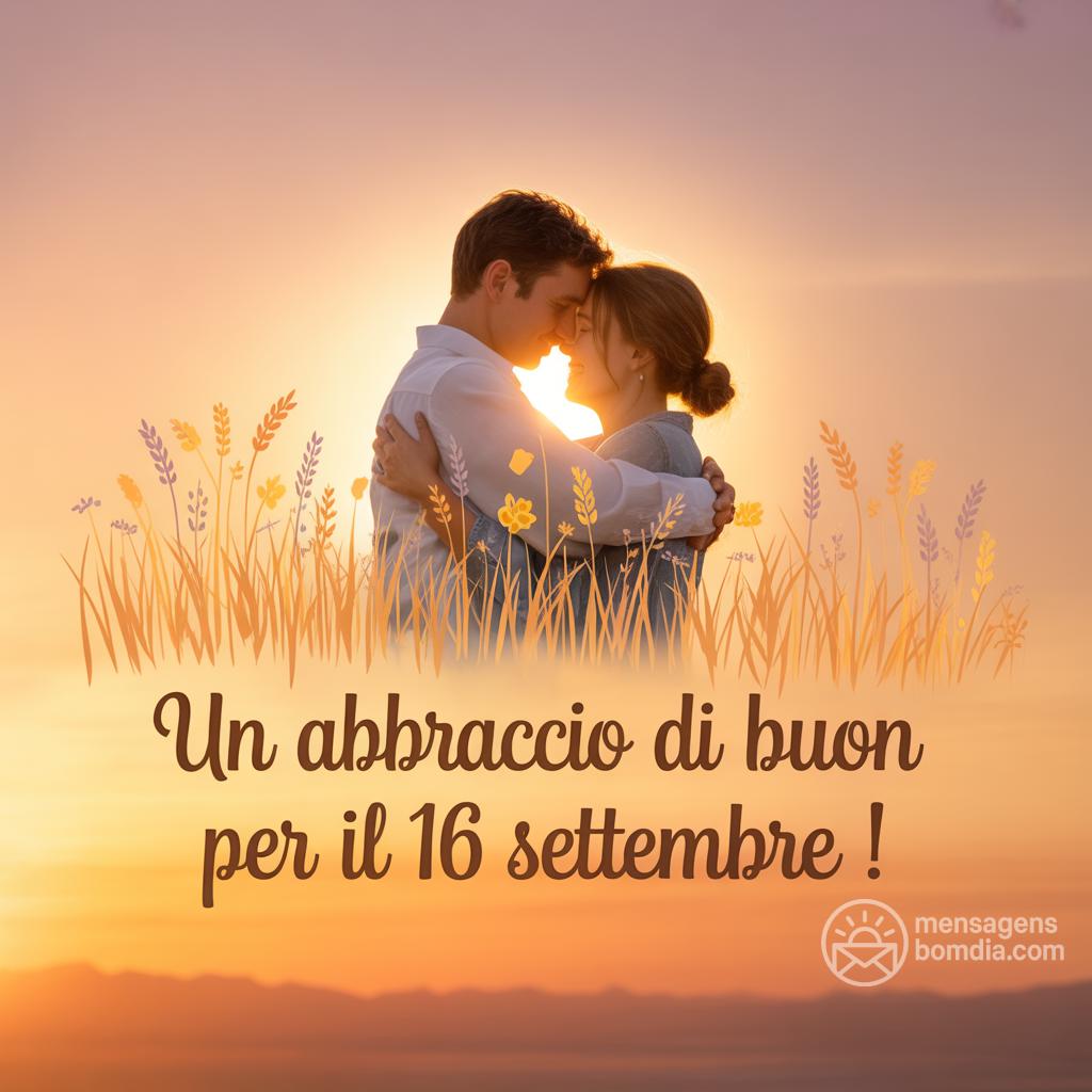 Un abbraccio di buon  per il 16 settembre !