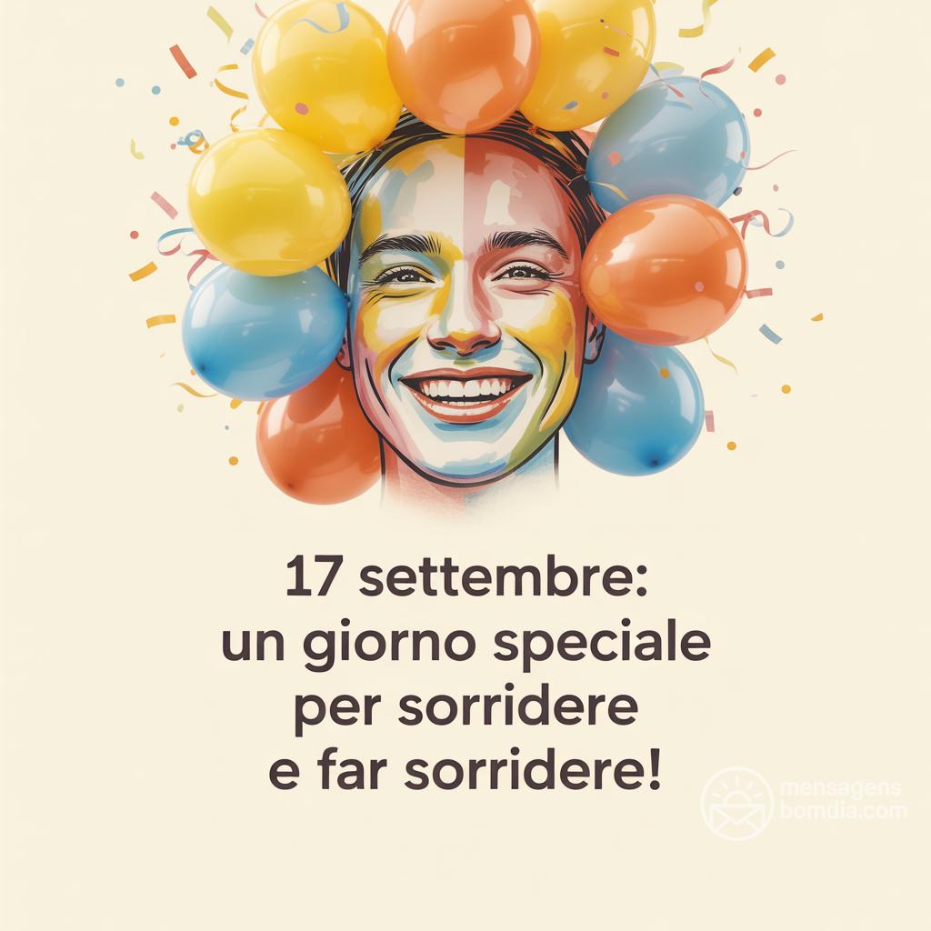 17 Settembre: un giorno speciale per sorridere e far sorridere!