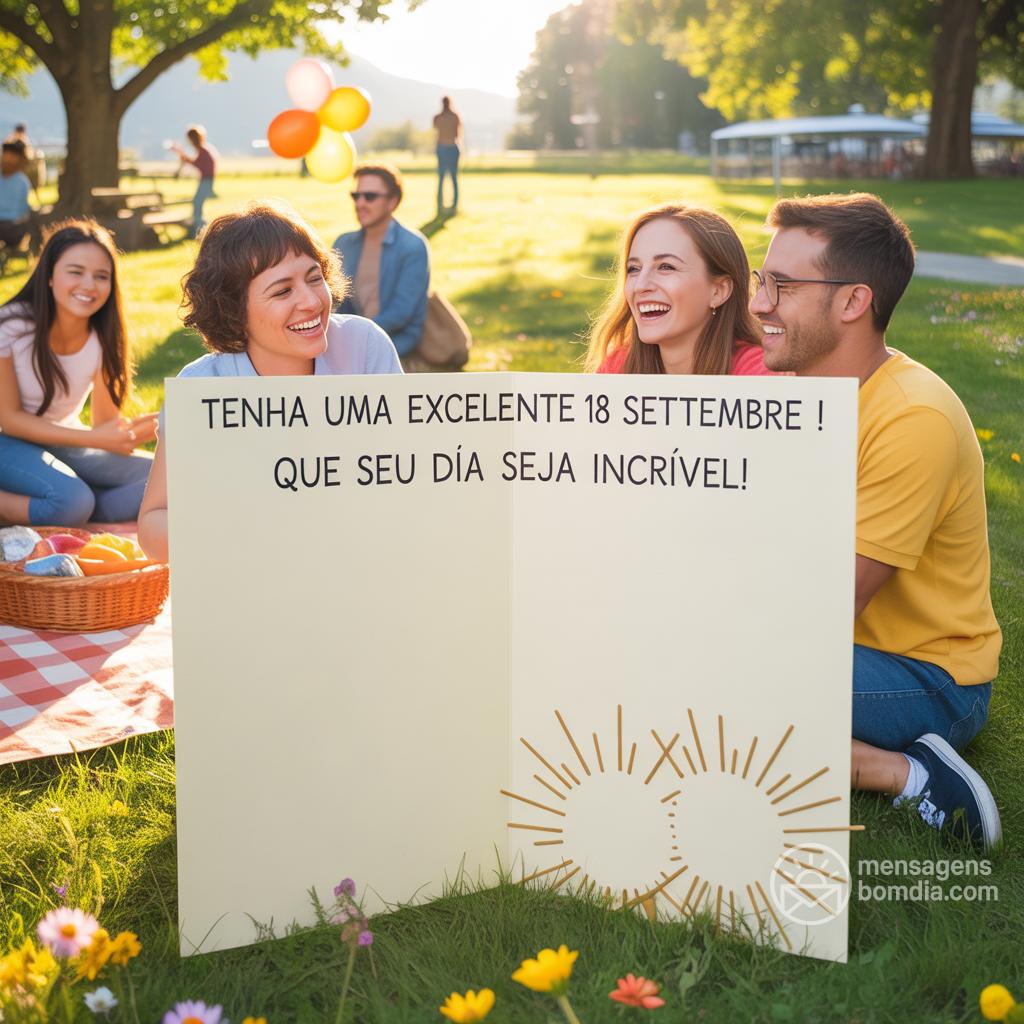 Tenha uma excelente  18 settembre ! Que seu dia seja incrível!